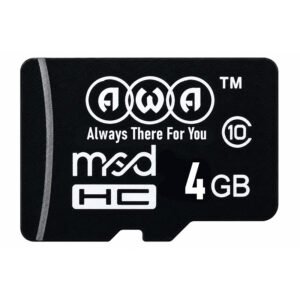 AWA 4GB microSDHC Memory Card – Class 10 High-Speed Storage