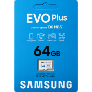 Samsung EVO Plus 64GB microSDXC Memory Card