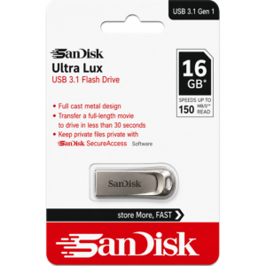 SanDisk Ultra Lux 16GB USB 3.1 Flash Drive