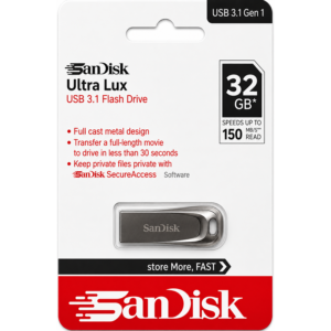 SanDisk Ultra Lux 32GB USB 3.1 Flash Drive
