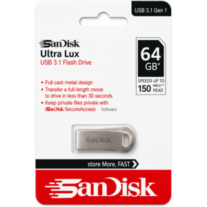 SanDisk Ultra Lux 64GB USB 3.1 Flash Drive