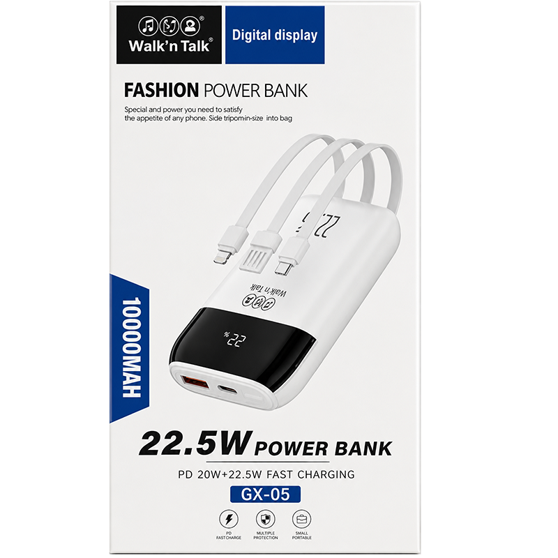 AMB Walk'n Talk 10000mAh 22.5W Fast Charging Power Bank (GX-05)