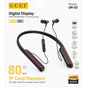 UCCI UN-03 Wireless Neckband Bluetooth Earphones