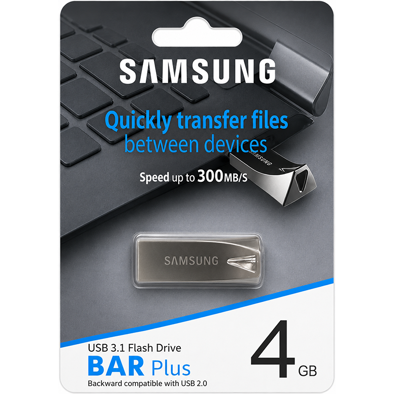 Samsung BAR Plus 4GB USB 3.1 Flash Drive