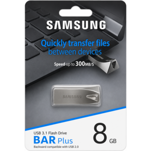 Samsung BAR Plus 8GB Flash Drive - USB 3.1 metal flash drive